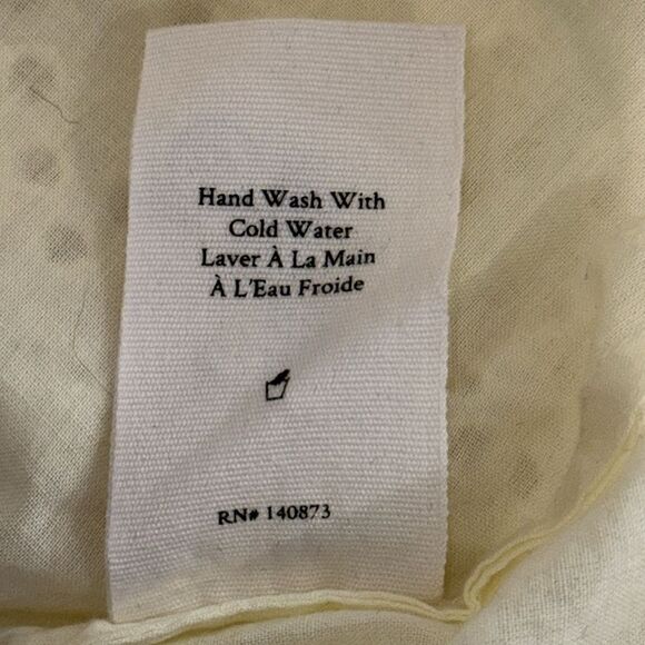 New LoveShackFancy Amy Skirt Yellow Eyelet Small revolve - Picture 10 of 11